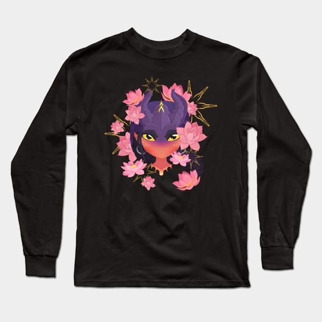 Cute lil' Summoner Long Sleeve T-Shirt by ToriSipes